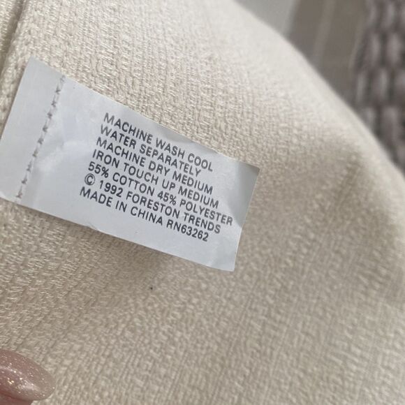 World Market Cream Textured Placemat (4) - Picture 5 of 5